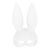 Halbmaske Hase | Schwarz oder Weiß