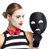Gesichtsmaske Mime - Verschiedene Farben | Weiß, Schwarz, Silber oder Gold