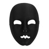 Gesichtsmaske Mime - Verschiedene Farben | Weiß, Schwarz, Silber oder Gold