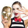 Gesichtsmaske Mime - Verschiedene Farben | Weiß, Schwarz, Silber oder Gold