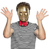 Gesichtsmaske Mime - Verschiedene Farben | Weiß, Schwarz, Silber oder Gold