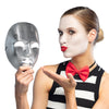 Gesichtsmaske Mime - Verschiedene Farben | Weiß, Schwarz, Silber oder Gold
