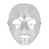 Gesichtsmaske Mime - Verschiedene Farben | Weiß, Schwarz, Silber oder Gold
