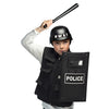 SWAT-Polizei-Set für Kinder (Helm, 40 cm Schild, 40 cm Schlagstock und 8,5 cm Granate)