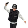 SWAT-Polizei-Set für Kinder (Helm, 40 cm Schild, 40 cm Schlagstock und 8,5 cm Granate)