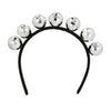 Disco-Set (Stirnband, Partybrille, Halskette, Ring und Ohrringe)