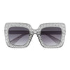 Disco-Set (Stirnband, Partybrille, Halskette, Ring und Ohrringe)