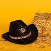 Kinder Sheriffhut | Schwarz, Braun oder Weiß