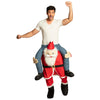 Lustiges Weihnachtsmannkostüm für Erwachsene (Einheitsgröße)