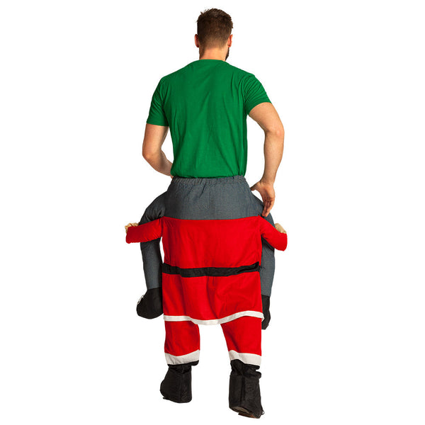 Lustiges Weihnachtsmannkostüm für Erwachsene (Einheitsgröße)