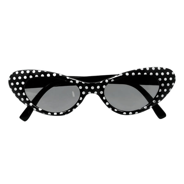 Set 50er Jahre (Schal, Brille, Halskette, Armband, Ohrringe)