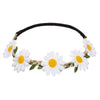 Hippie de luxe Set (Stirnband, Partybrille, Ohrringe und Halskette)