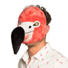 Plüsch-Gesichtsmaske Flamingo