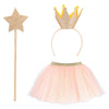 Feenprinzessinnen-Set (Tiara, Tutu und Zauberstab)