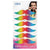 6er Schnurrbart Set | Regenbogen Fantasie | Selbstklebend