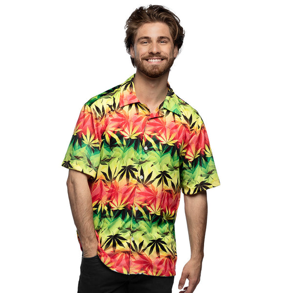 Rastafari Shirt | Mit Cannabispflanzen | Unisex