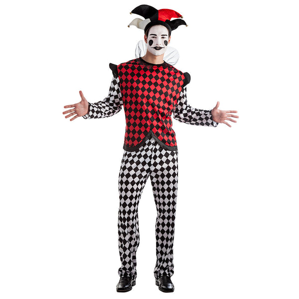 Clown Kostüm | Für Herren | Harlekin
