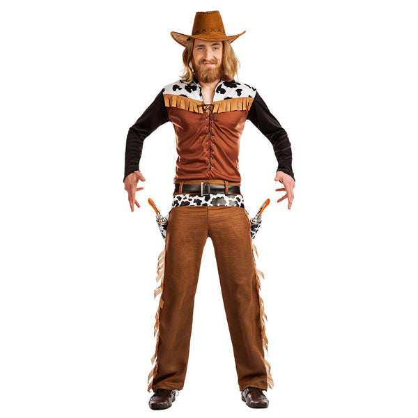 Cowboy Kostüm | Für Herren | Hemd, Hose & Gürtel