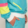 90er Trainingsanzug | Retro Dude | Neonblau