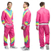 90er Trainingsanzug | Retro Typ | Neonpink