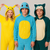 Pokémon Onesie Bundle – Größe L (165–175 cm) – Pikachu, Schiggy & Relaxo (3-teilig, jetzt für 60 € statt 119,97 €)