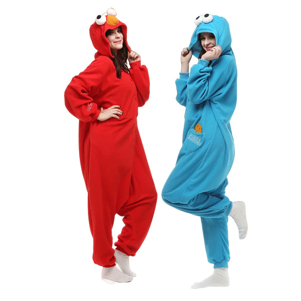 Elmo-Strampler + Krümelmonster-Onesie | DUO-ANGEBOT – Fröhlicher geht's nicht!