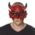 Schaumstoff-Halbmaske Teufel