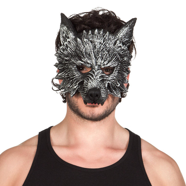 Schaumstoff-Halbmaske Werwolf