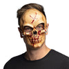 Blutige Totenkopf Gesichtsmaske für Halloween