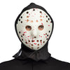 Cold Killer Gesichtsmaske mit Kapuze für Halloween