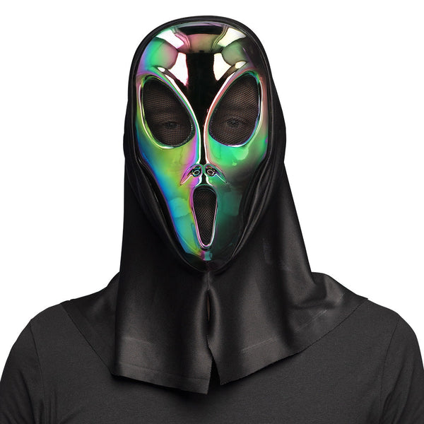 Cosmic Alien Gesichtsmaske mit Kapuze