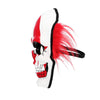 Feurige Clown-Gesichtsmaske mit Haaren