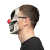 Schreckliche Clown-Gesichtsmaske mit beweglichem Kiefer