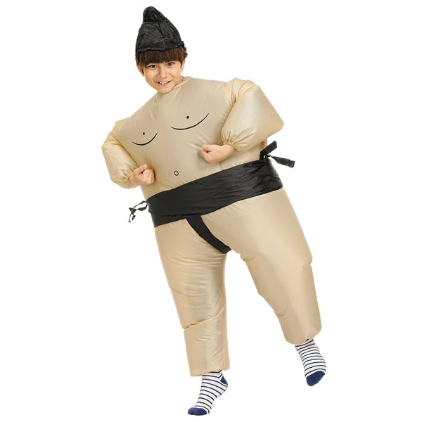 Aufblasbares Sumo-Kostüm – Für Kinder (120–145 cm) – Verschiedene Farben