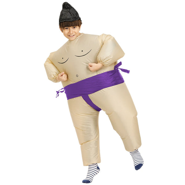 Aufblasbares Sumo-Kostüm – Für Kinder (120–145 cm) – Verschiedene Farben