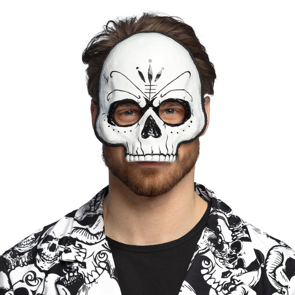 Süße Totenkopf Halbmaske