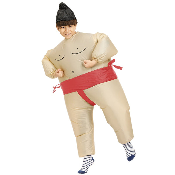 Aufblasbares Sumo-Kostüm – Für Kinder (120–145 cm) – Verschiedene Farben