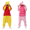 Ferkel-Onesie (Winnie Puuh) | Kostüm | Pyjama | Für Kinder & Erwachsene
