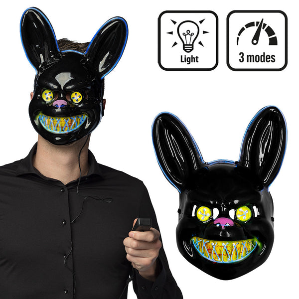 LED Maske Killer Rabbit für Halloween