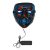 LED Maske Killer Smile Blau