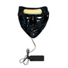 LED Maske Killer Smile Blau