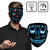 LED Maske Killer Smile Blau