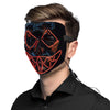LED Maske Killer Smile Rot
