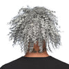 Latex Kopfmaske Crazy Zombie – Halloween Maske mit Haaren