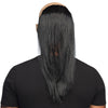 Latex Kopfmaske Creepy Butler – Halloween Maske mit Haaren