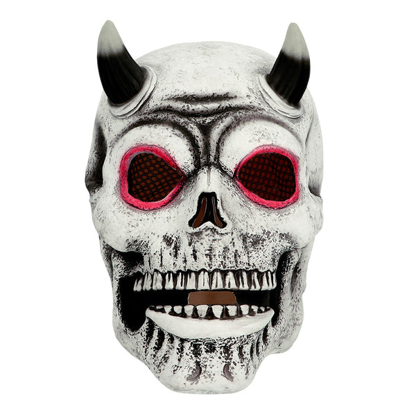 Latex Kopfmaske Teufelsschädel