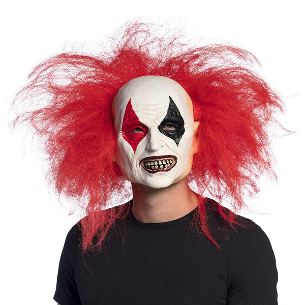 Latex Kopfmaske Ruddy Clown