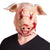 Latexmaske Blutiges Schwein