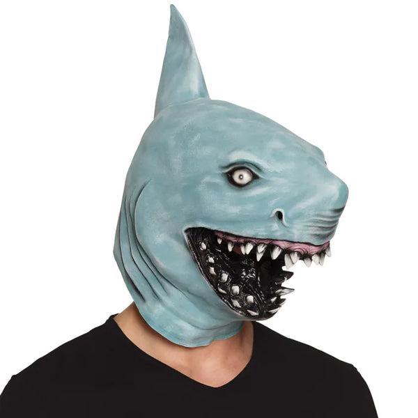 Hai-Maske | Latex-Hai-Kopf-Maske