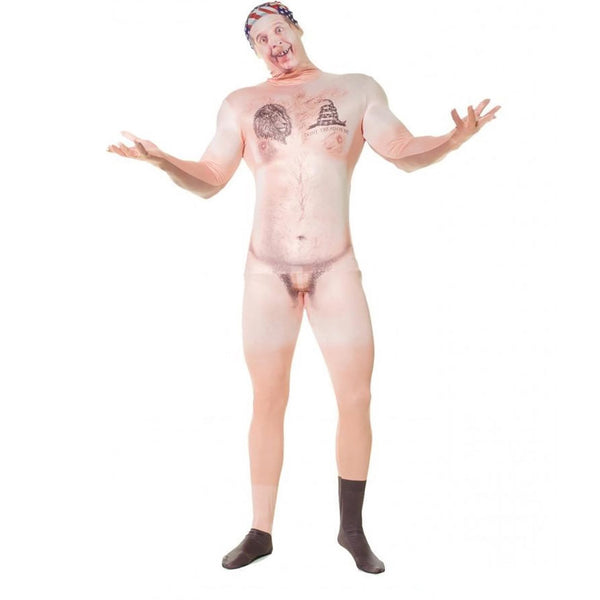 Nackter Mann Kostüm | Zensiert | Morphsuit